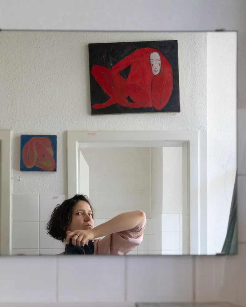 The red knight is resting — view 1, Masha Rodigina, Cologne