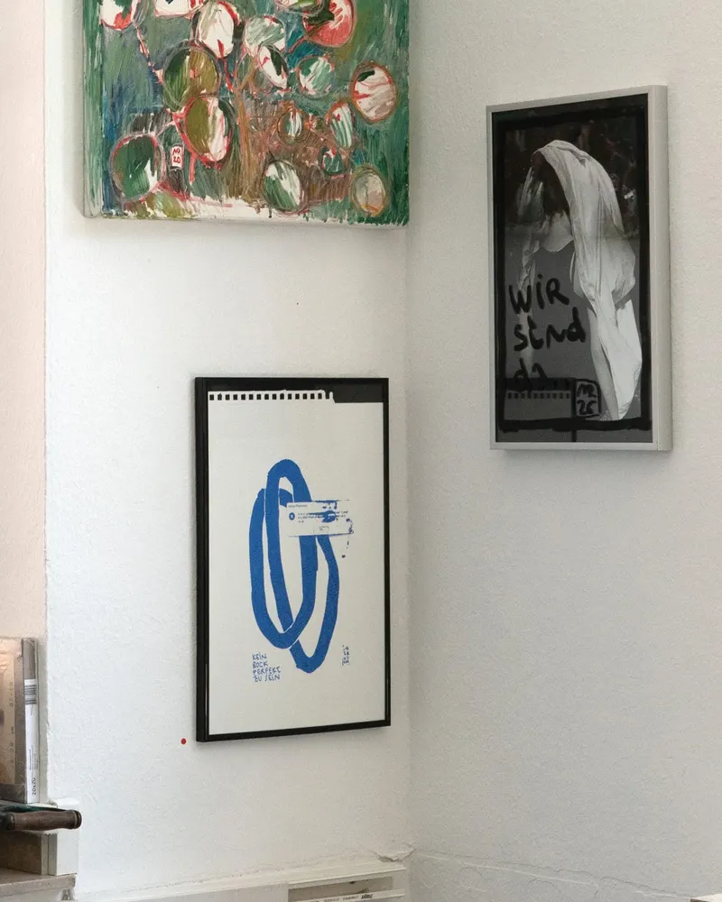 Ich habe kein Bock perfekt zu sein — original art by Mascha Rodigina, Cologne