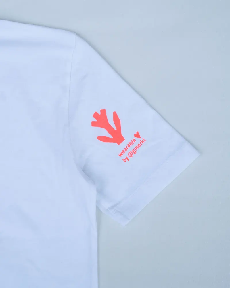 Neon bloom white T oversize — view 1, Masha Rodigina, Cologne