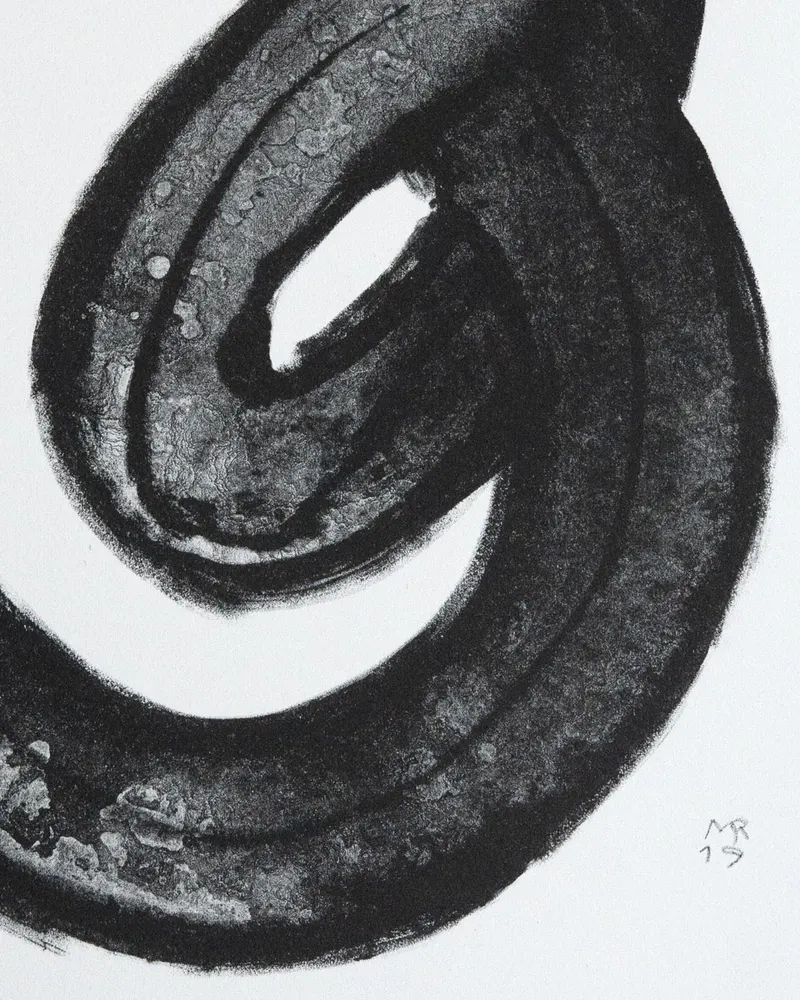 Brezel — view 2, handprinted by Mascha Rodigina, Cologne