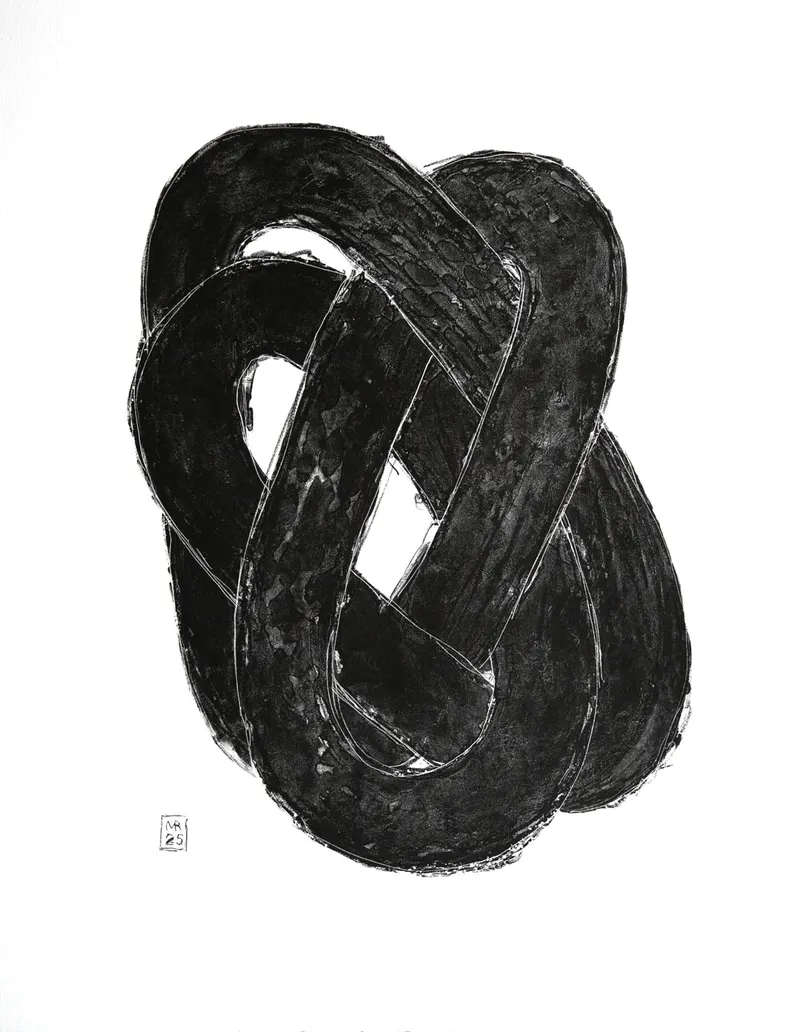 Eine Selbstsichere — original art by Mascha Rodigina, Cologne