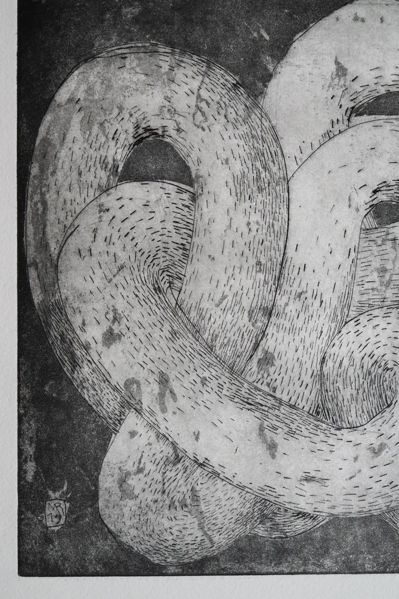 Eine höchst selbstständige Unendliche — view 2, handprinted by Mascha Rodigina, Cologne