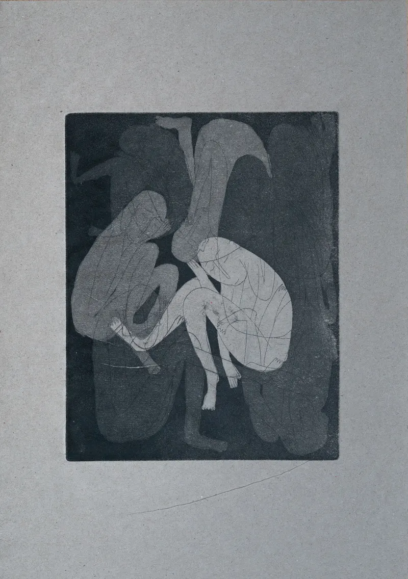 Frjundel schläft — original art by Masha Rodigina, Cologne