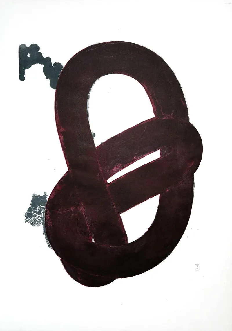 Eine Existenzielle — original art by Masha Rodigina, Cologne