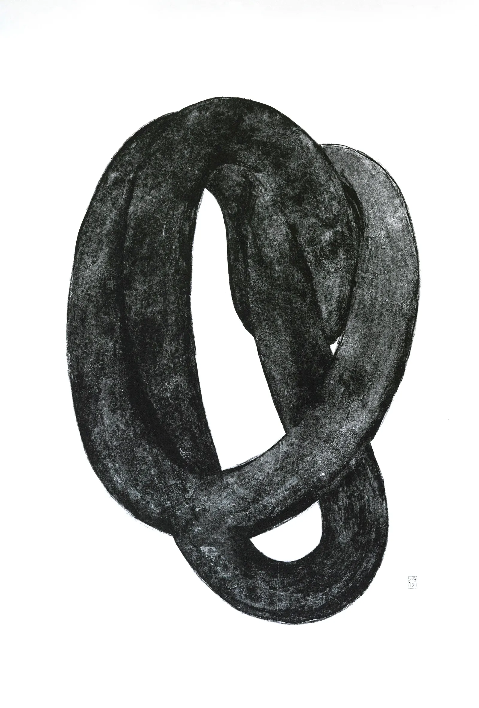 Eine Unendliche Nr. 1 — view 1, handprinted by Mascha Rodigina, Cologne