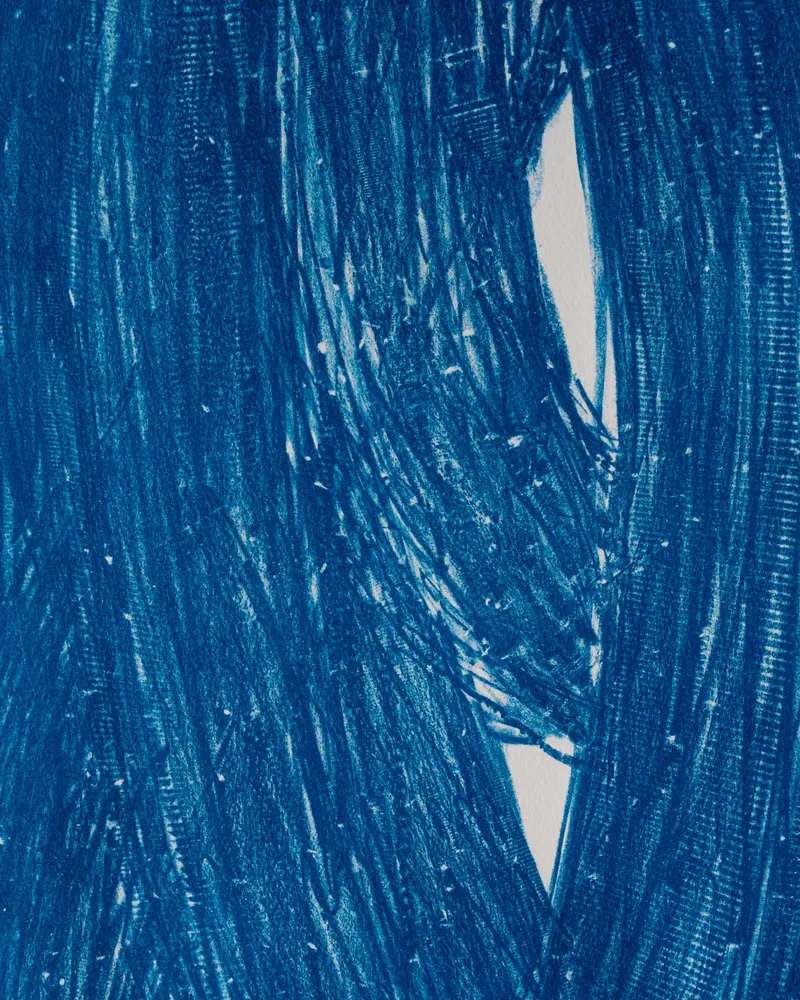 Mein Traum ist größer als ich — handprinted wearable art by Mascha Rodigina, Cologne