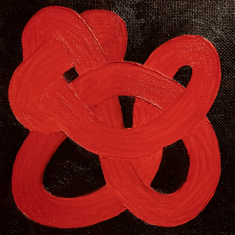 Kleine rote Unendliche Nr. 2 — original art by Masha Rodigina, Cologne
