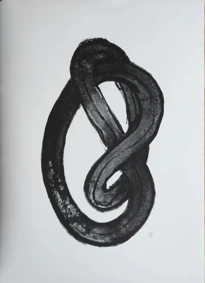 Brezel — original art by Mascha Rodigina, Cologne