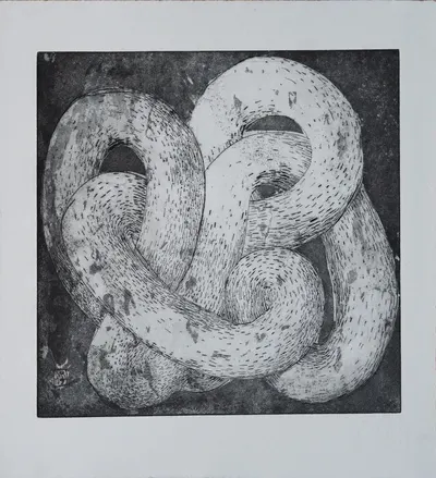 Eine höchst selbstständige Unendliche — original art by Masha Rodigina, Cologne